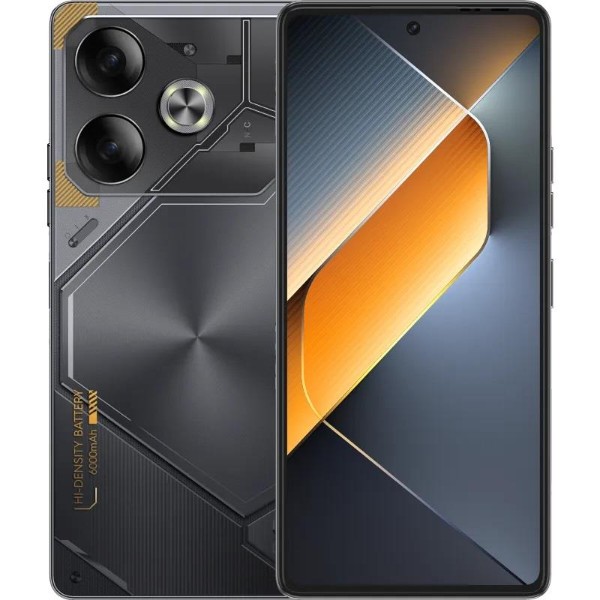 Фото - Смартфон Tecno Pova 6 8/256Gb Meteorite Grey (LI7) Фото - Смартфон Tecno Pova 6 8/256Gb Meteorite Grey (LI7)