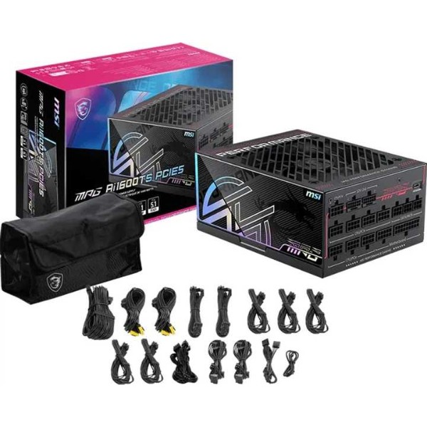 Фото - Блок питания для ПК MSI MPG AI1600TS PCIE5