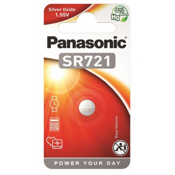 Фото - Батарейка Panasonic SR 721 BLI 1