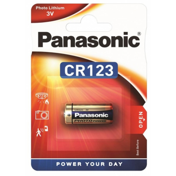 Фото - Батарейка Panasonic CR 123 BLI 1 LITHIUM