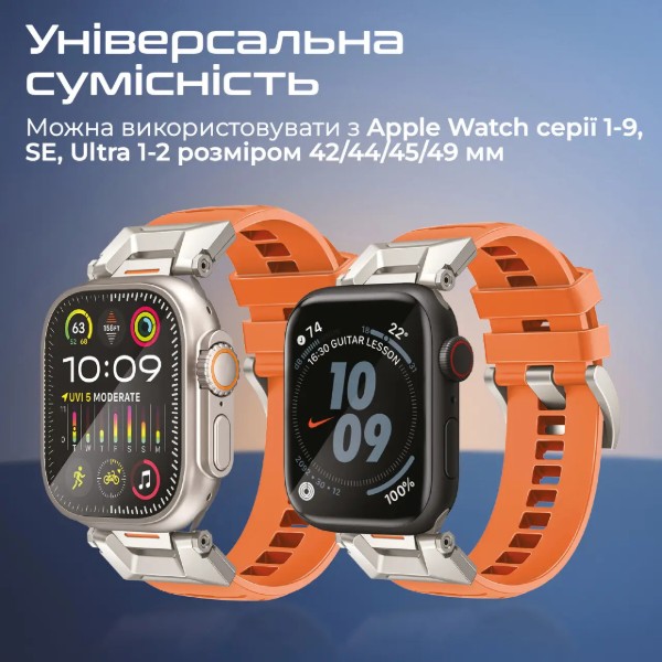 Фото - Ремешок для смарт-часов Promate silicaband-pro.orange