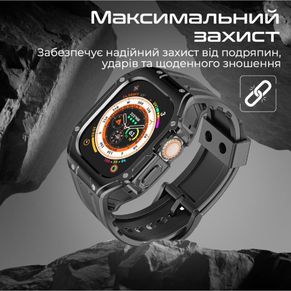 Фото - Чехол-бампер для смарт-годинника Promate caseband.black