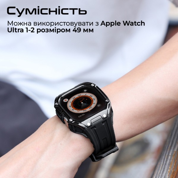 Фото - Чехол-бампер для смарт-годинника Promate caseband.black