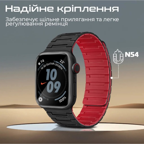 Фото - Ремешок для смарт-часов Promate magband-ms.black