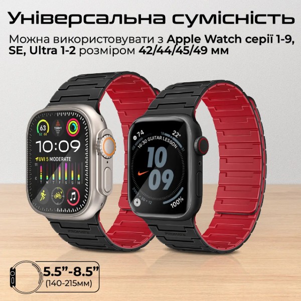 Фото - Ремешок для смарт-часов Promate magband-ms.black