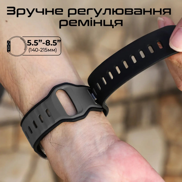 Фото - Ремешок для смарт-часов Promate siliband-dc.black