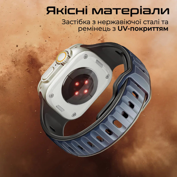 Фото - Ремешок для смарт-часов Promate siliband-dc.blue