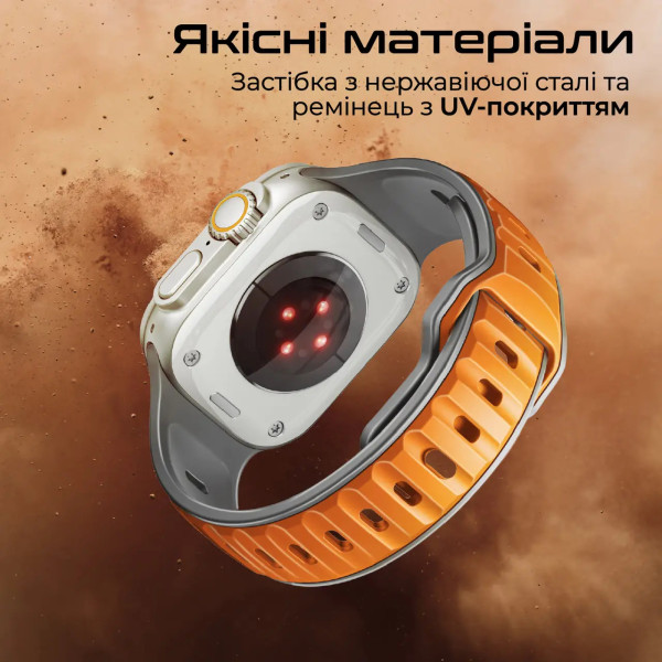Фото - Ремешок для смарт-часов Promate siliband-dc.orange