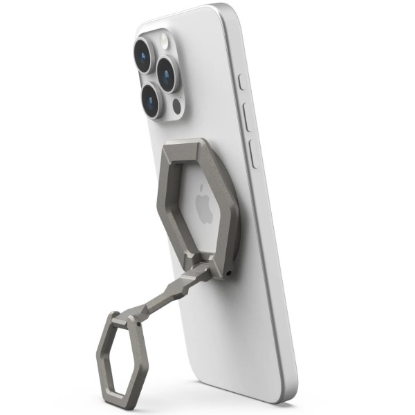 Фото - Тримач для мобільного пристрою UAG Magnetic Ring Stand, Titanium (964443113636)