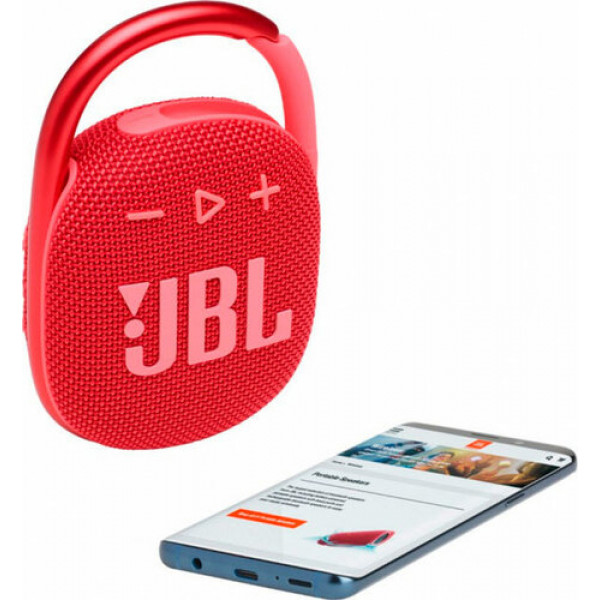 Фото - Портативная акустика JBL Clip 4 (JBLCLIP4RED) Red