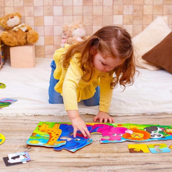 Фото - Настільна гра (3-4 роки) Vladi Toys 3 в 1 "Зоосвіт" (укр) (VT2901-04)