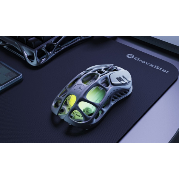 Фото - Мышь беспроводная игровая GravaStar Mercury M1 Pro (GRAVASTARM1PRO_GRY)