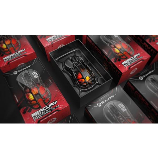 Фото - Мышь беспроводная игровая GravaStar Mercury M2 (GRAVASTARM2_BLK)