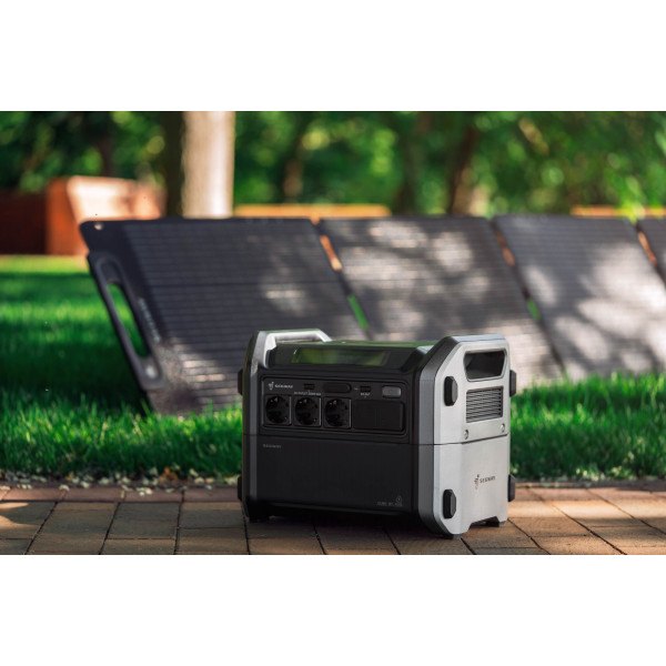 Фото - Зарядна станція універсальна Segway CUBE 1000 + Сонячна панель 2E 250W (AA.13.04.02.0004-SET250)