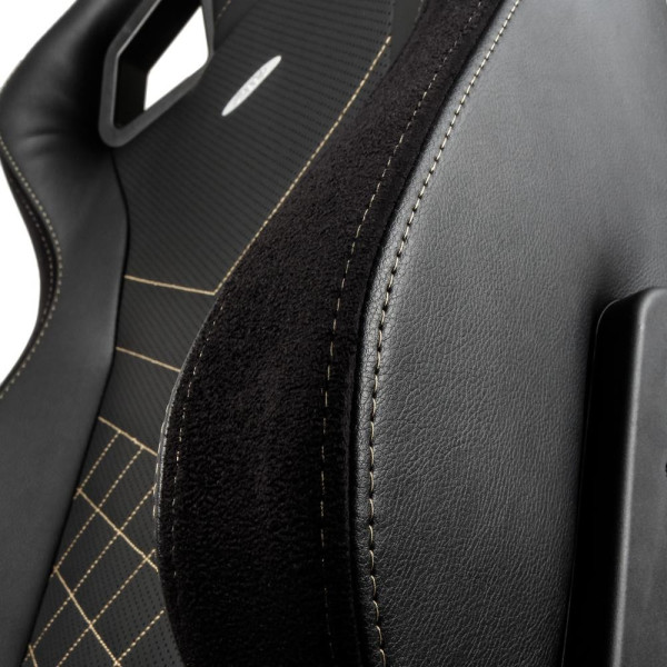 Фото - Крісло для геймерів Noblechairs EPIC Black/Gold (NBL-PU-GOL-002)