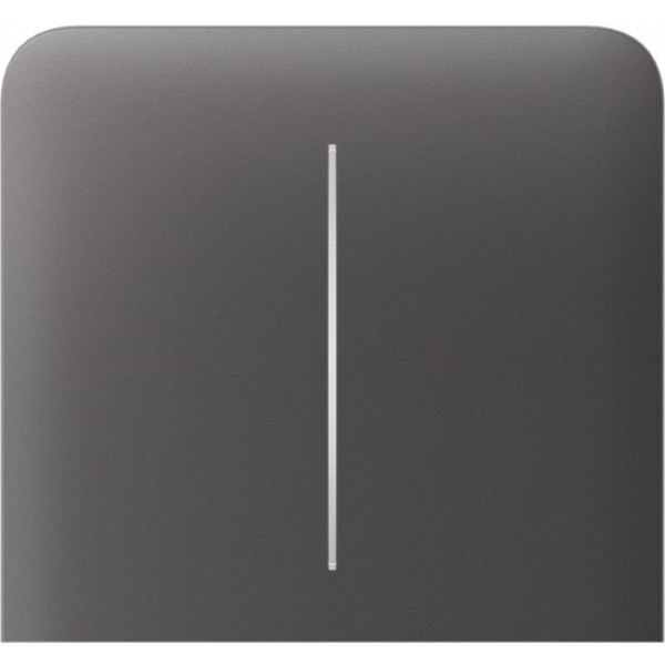 Фото - Кнопка LightSwitch бокова для двоклавішного вимикача Ajax SideButton Vertical 2-gang for LightSwitch, Jeweler, grey (000046487)