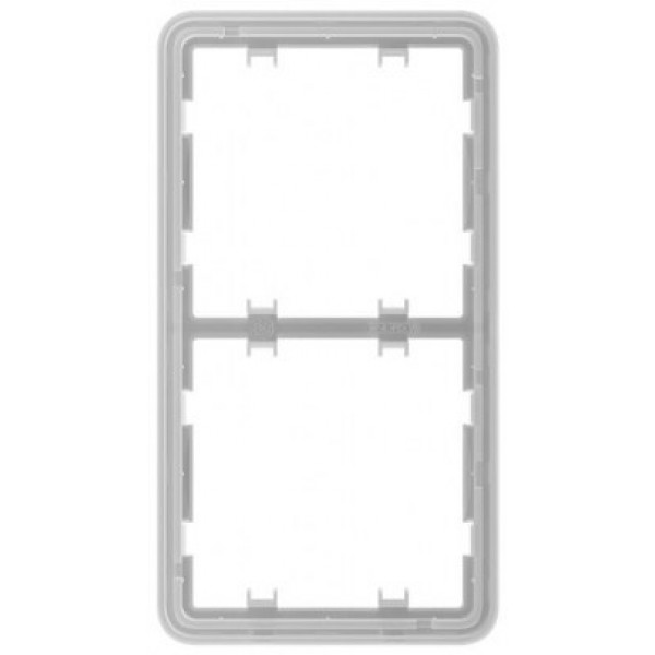 Фото - Рамки для выключателя для LightSwitch на 2 секции Ajax Frame 2 seats for LightSwitch Vertical (000037733)