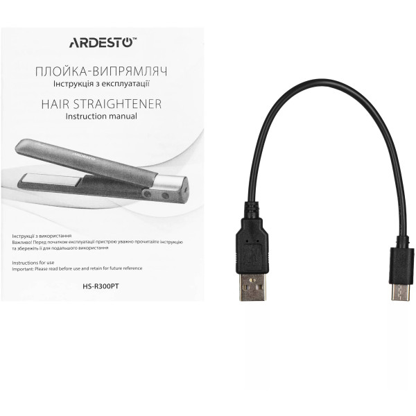 Фото - Уцінка - Вирівнювач волосся Ardesto Pink Touch HS-R300PT