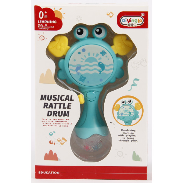 Фото - Погремушка Lindo 668-114 зеленый