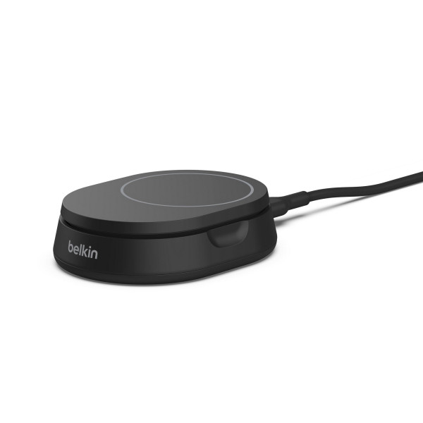 Фото - Бездротовий зарядний пристрій Belkin 15Вт Magnetic Stand Qi2 Black (WIA008BTBK)