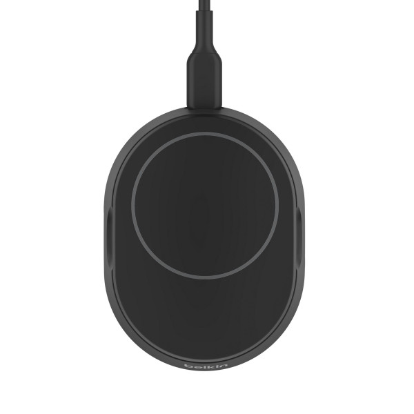 Фото - Бездротовий зарядний пристрій Belkin 15Вт Magnetic Stand Qi2 Black (WIA008BTBK)