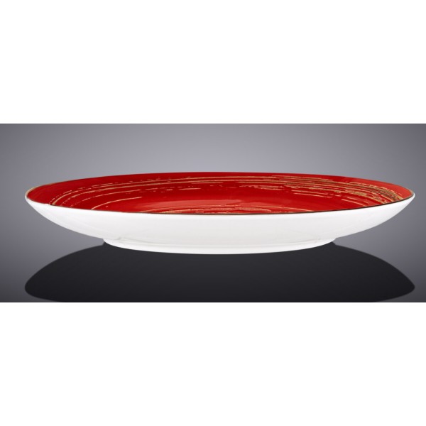 Фото - Тарілка десертна Wilmax Spiral Red 20.5 см (WL-669212 / A)