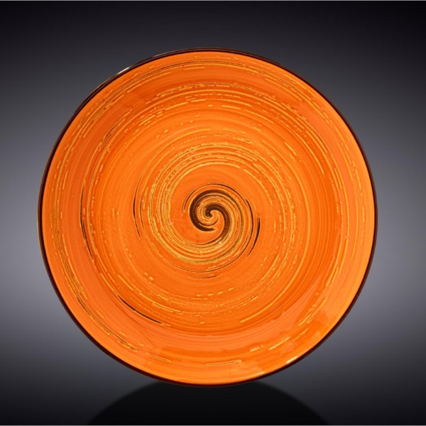Фото - Тарілка обідня Wilmax Spiral Orange 23 см (WL-669313 / A)