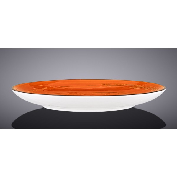 Фото - Тарілка обідня Wilmax Spiral Orange 25.5 см (WL-669314 / A)