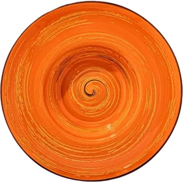 Фото - Тарілка супова Wilmax Spiral Orange 20 см (WL-669322 / A)