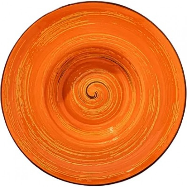 Фото - Тарілка супова Wilmax Spiral Orange 22.5 см (WL-669323 / A)