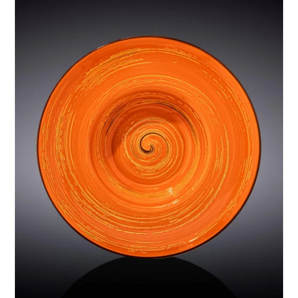 Фото - Тарілка супова Wilmax Spiral Orange 22.5 см (WL-669323 / A)