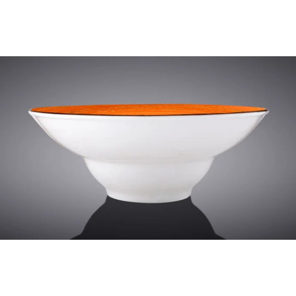 Фото - Тарілка супова Wilmax Spiral Orange 22.5 см (WL-669323 / A)