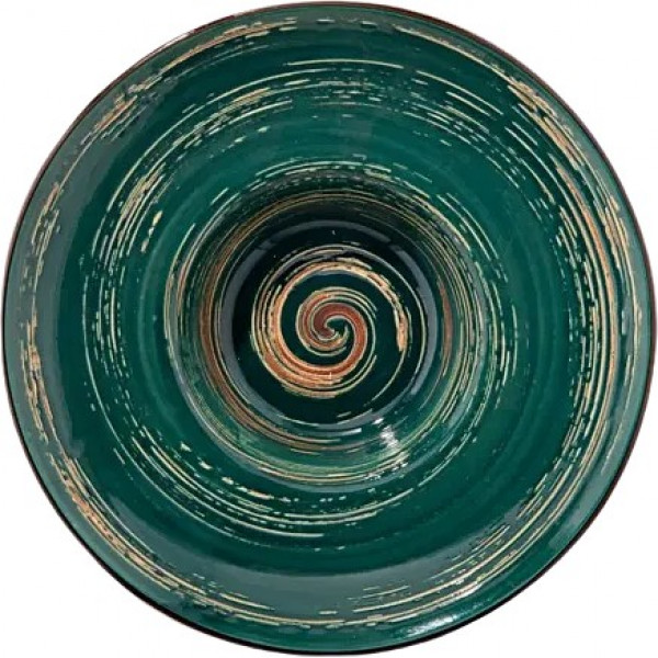 Фото - Тарелка суповая Wilmax Spiral Green 27см (WL-669526 / A)