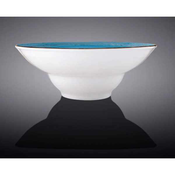 Фото - Тарелка суповая Wilmax Spiral Blue 22.5 см (WL-669623 / A)