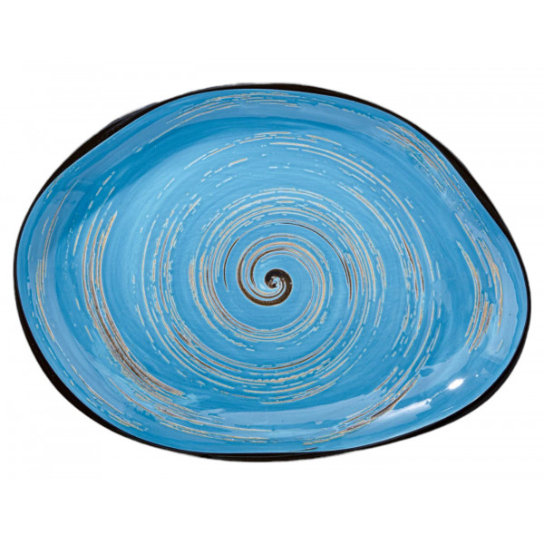 Фото - Блюдо Wilmax Spiral Blue 33х24.5см 700 мл (WL-669642 / A)