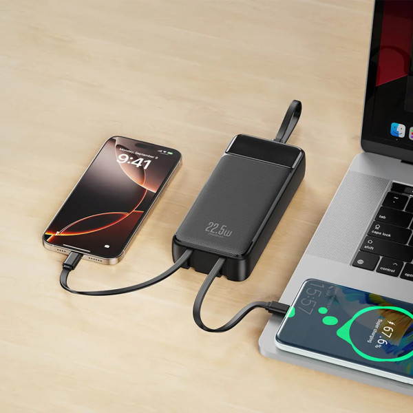 Фото - Батарея мобільна XO PR275 20000mAh 22.5W Black