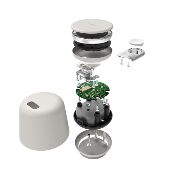 Фото - Бездротовий зарядний пристрій Belkin 2в1 MagSafe iPhone/Watch/AirPods Sand Mass (WIZ020VFH37)