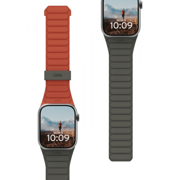 Фото - Ремінець для смарт-годинника UAG for Apple Watch Ultra 2/Ultra-49-45-44-42mm, Pathfinder, Olive/Rust (194161117291)