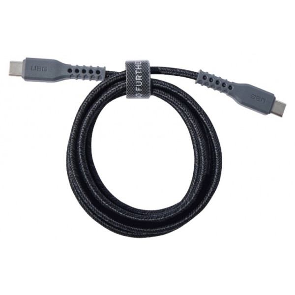 Фото - Бездротовий зарядний пристрій UAG 3в1 Travel Charger, Black/Grey (9B4412114030)
