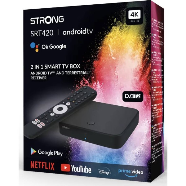Фото - Стационарный медиаплеер Strong Hybrid Android TV (SRT420)