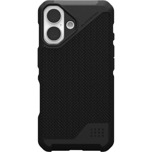 Фото - Чохол для смартфону UAG for Apple iPhone 16, Metropolis LT Magsafe, Kevlar Black (114454113940)
