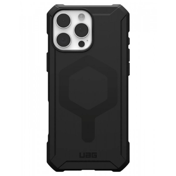 Фото - Чохол для смартфону UAG for Apple iPhone 16 Pro Max, Essential Armor Magsafe, Black (114449114040)
