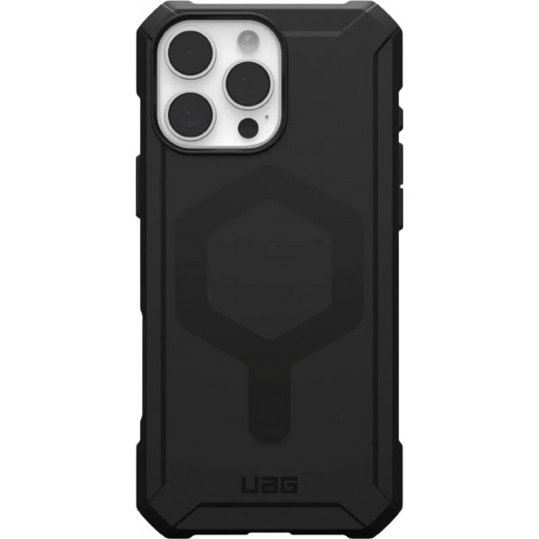 Фото - Чохол для смартфону UAG for Apple iPhone 16 Pro Max, Essential Armor Magsafe, Black (114449114040) Фото - Чохол для смартфону UAG for Apple iPhone 16 Pro Max, Essential Armor Magsafe, Black (114449114040)