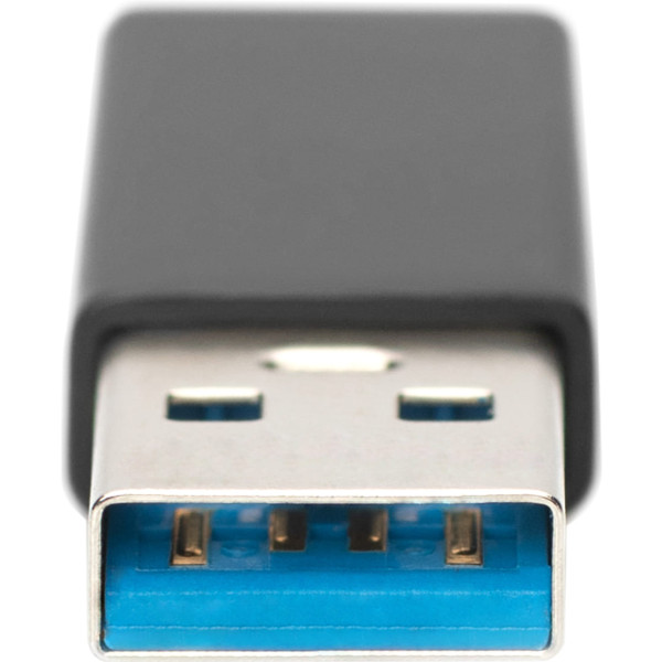 Фото - Перехідник Digitus  USB-A - USB-C (M/F), 3A, 5GB, ver. 3.0 (AK-300524-000-S)