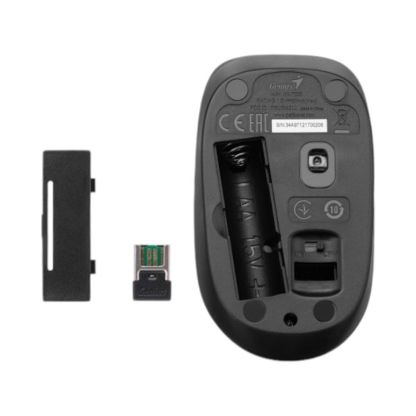 Фото - Клавіатура + миша бездротова Genius KM-8200, WL, EN/UKR Black (31340003428)