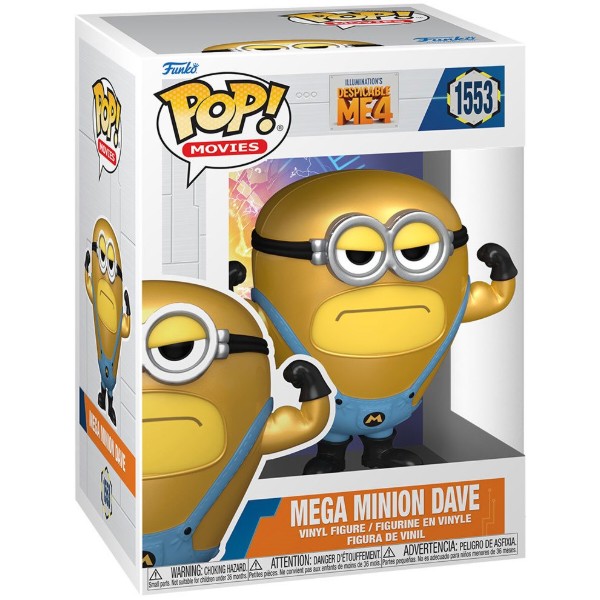 Фото - Колекційна фігурка FUNKO POP Movies: Despicable Me 4 - Mega Minion Dave (5908305248354)