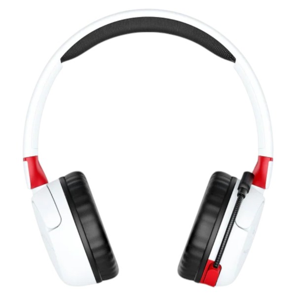 Фото - Гарнітура бездротова ігрова HyperX Cloud Mini, mini-jack/BT 1.2m White-Red (7G8F2AA)