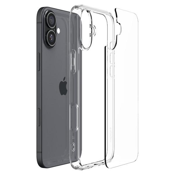 Фото - Чохол для смартфону Spigen for iPhone 16, Ultra Hybrid, Crystal Clear (ACS08197)