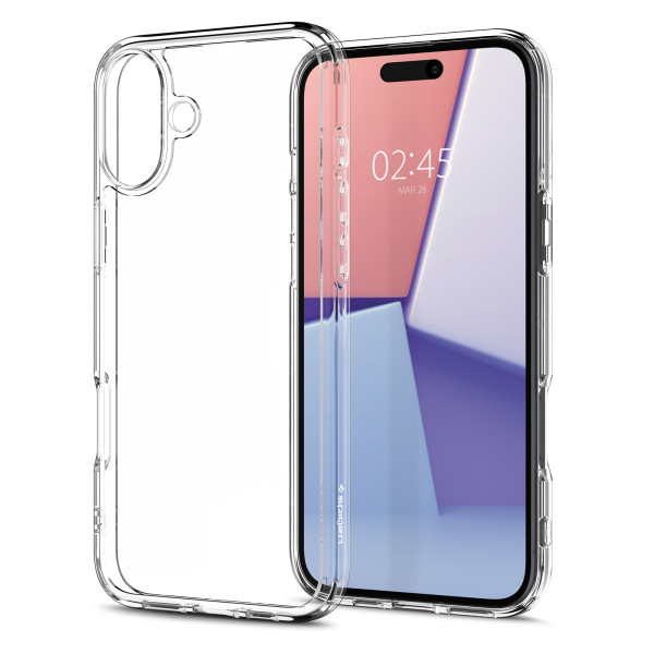 Фото - Чохол для смартфону Spigen for iPhone 16, Ultra Hybrid, Crystal Clear (ACS08197)