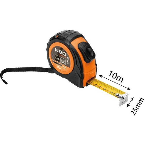 Фото - Рулетка Neo Tools 67-225 10мx25мм